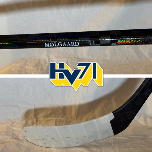 HV71's Oscar Fisker Molgaard's hockey stick