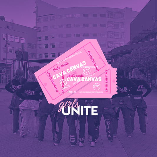 2 VIP tickets to Girls Unite's Cava Canvas