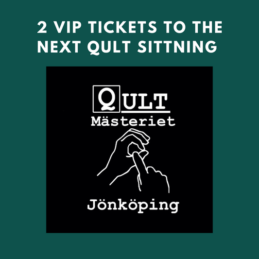 2 VIP tickets to the next Qult sittning!